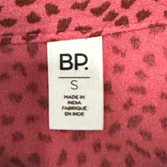 BP from Nordstrom NEW pink animal print wrap skirt size S - Picture 7 of 10